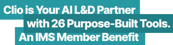 Clio: Your AI-Powered L&D Partner