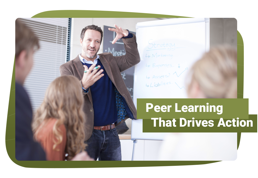 Peer Learning that Drives Action