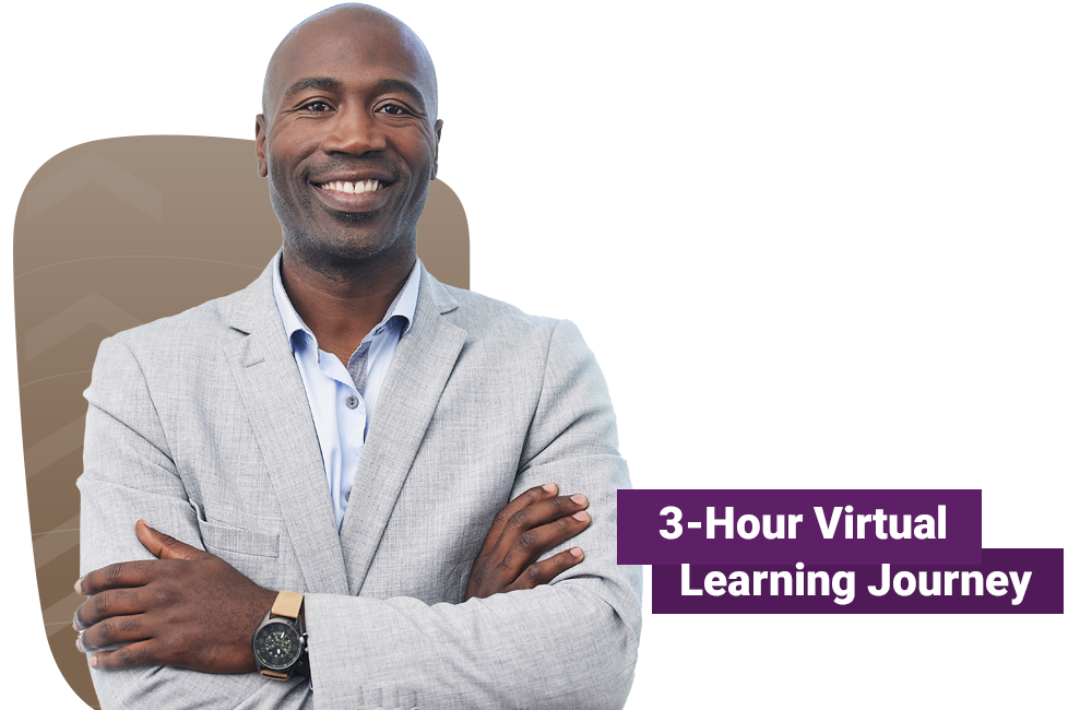 Woman taking virtual training on laptop